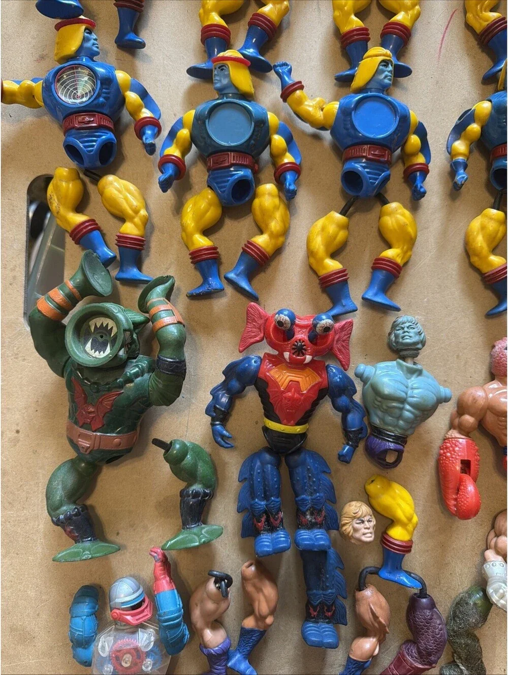 Vintage Masters of the Universe MOTU 80’s Figures Parts Massive Legs Lot